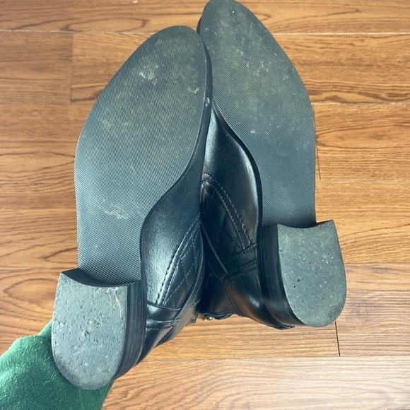 Vaneli Short Quilted Moto Boot Black Size 5.5 - Picture 8 of 12